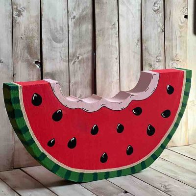قاچ هندونه بزرگ گاز زده